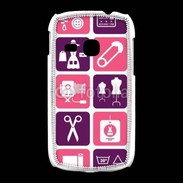 Coque Samsung Galaxy Young Fond symboles couturière