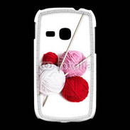 Coque Samsung Galaxy Young Tricot et couture