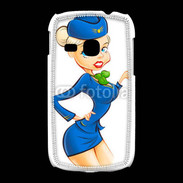Coque Samsung Galaxy Young Hôtesse de l'air