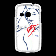 Coque Samsung Galaxy Young Hôtesse de l'air 4