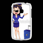 Coque Samsung Galaxy Young Hôtesse de l'air 7