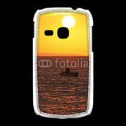 Coque Samsung Galaxy Young Levé de soleil et bateau de pêche en mer