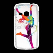 Coque Samsung Galaxy Young Danseuse en couleur