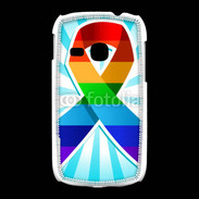 Coque Samsung Galaxy Young Rainbow Pride Ribbon