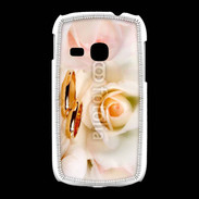 Coque Samsung Galaxy Young Alliance sur fond de rose