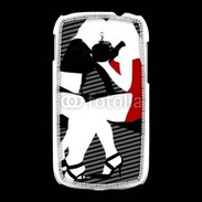 Coque Samsung Galaxy Young Illustration bisou lesbienne
