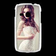 Coque Samsung Galaxy Young Jolie femme style poupée porcelaine