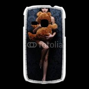 Coque Samsung Galaxy Young Femme glamour câlin nounours