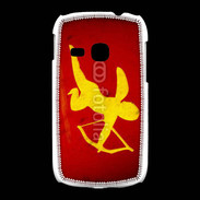 Coque Samsung Galaxy Young Cupidon sur fond rouge