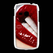 Coque Samsung Galaxy Young Bouche fatale rouge