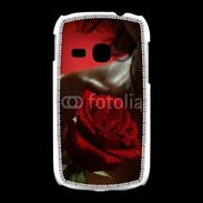 Coque Samsung Galaxy Young Belle rose rouge 500