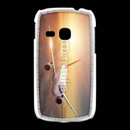 Coque Samsung Galaxy Young Avion de ligne au coucher de soleil