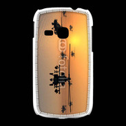 Coque Samsung Galaxy Young Hélicoptère Apache de nuit