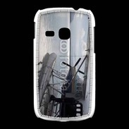 Coque Samsung Galaxy Young Hydravion noir et blanc