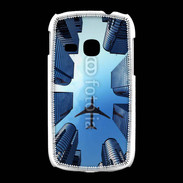 Coque Samsung Galaxy Young Avion de ligne au dessus des immeubles