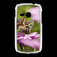 Coque Samsung Galaxy Young Fleur et papillon