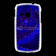 Coque Samsung Galaxy Young Fleur rose bleue