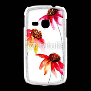 Coque Samsung Galaxy Young Belles fleurs en peinture
