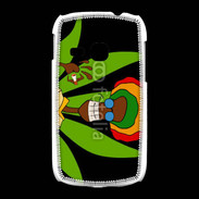 Coque Samsung Galaxy Young Portrait abstrait de Rasta