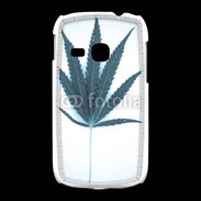 Coque Samsung Galaxy Young Marijuana en bleu et blanc