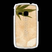 Coque Samsung Galaxy Young Fond cannabis vintage