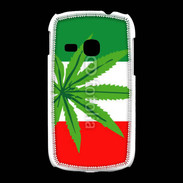 Coque Samsung Galaxy Young Drapeau italien cannabis