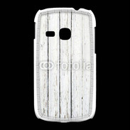 Coque Samsung Galaxy Young Aspect bois blanc vieilli