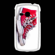 Coque Samsung Galaxy Young Chaussure Converse rouge