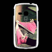 Coque Samsung Galaxy Young Converses roses vintage