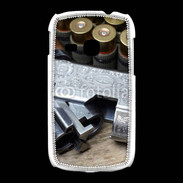 Coque Samsung Galaxy Young Vintage fusil et cartouche