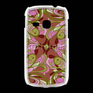 Coque Samsung Galaxy Young Ensemble floral Vert et rose