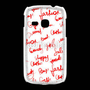Coque Samsung Galaxy Young Fashion mots