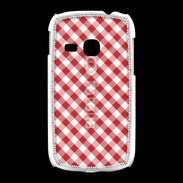 Coque Samsung Galaxy Young Vichy rouge et blanc 2