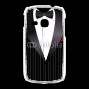 Coque Samsung Galaxy Young Illustration smoking noir rayé