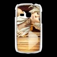 Coque Samsung Galaxy Young Femme blonde fashion glamour