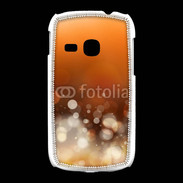Coque Samsung Galaxy Young Fond bulles ocres