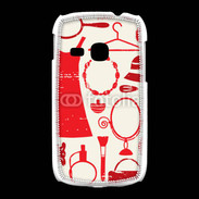 Coque Samsung Galaxy Young Fond fashion rouge
