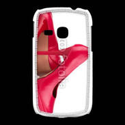 Coque Samsung Galaxy Young Escarpins plateformes rouges