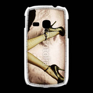 Coque Samsung Galaxy Young Escarpins et bas resilles