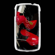 Coque Samsung Galaxy Young Escarpins rouges sur piano