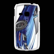 Coque Samsung Galaxy Young Mustang bleue