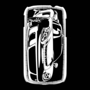 Coque Samsung Galaxy Young Illustration voiture de sport en noir et blanc