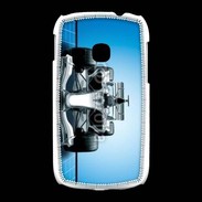 Coque Samsung Galaxy Young Formule 1 sur fond bleu