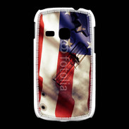 Coque Samsung Galaxy Young Drapeau USA avec arme