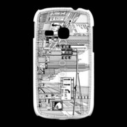 Coque Samsung Galaxy Young Rue de New York en dessin noir et blanc