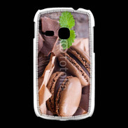 Coque Samsung Galaxy Young Macaron chocolat 