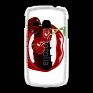 Coque Samsung Galaxy Young Cerise et bouche