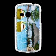 Coque Samsung Galaxy Young Pina colada au bord de la piscine