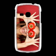Coque Samsung Galaxy Young Femme tomate humour