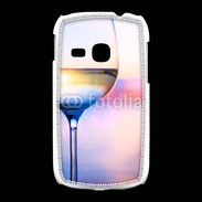 Coque Samsung Galaxy Young Vin blanc vue mer